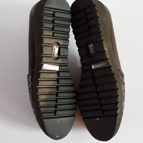 Sesto Meucci brown wedge loafers - Picture 5 of 8